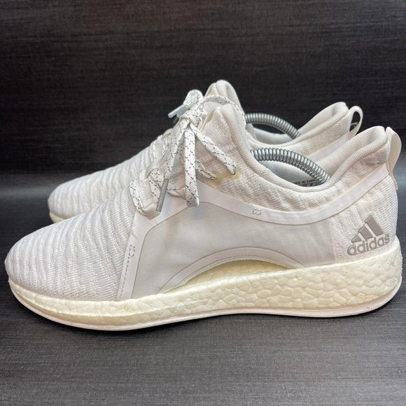 Adidas PureBoost X Women's Size 8.5 White Athletic Running Shoes BY8926 - Picture 4 of 11